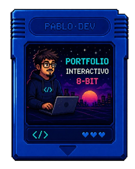 Cartucho del proyecto Portfolio interactivo 8-bit