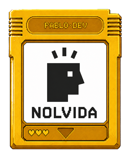 Cartucho amarillo del proyecto Nolvida